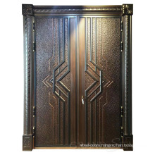 Uganda beautiful craftsman design main reinforced stainless security steel door for apartment entrance
